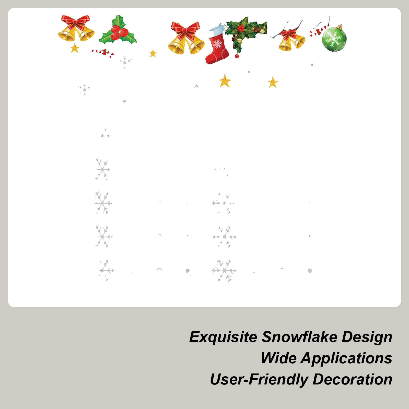 Snowflake Window Clings Static - Snowflake Window Decal avaliação e preço