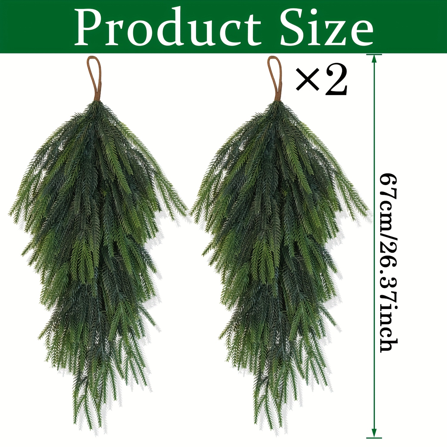 4pcs/2pcs Artificial Pine Need - Christmas Tree Artificial avaliação e preço