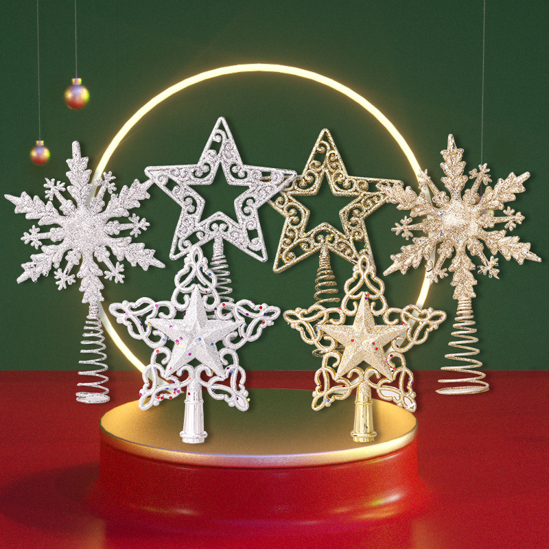 Christmas Tree Toppers Glitter - Star Tree Topper avaliação e preço