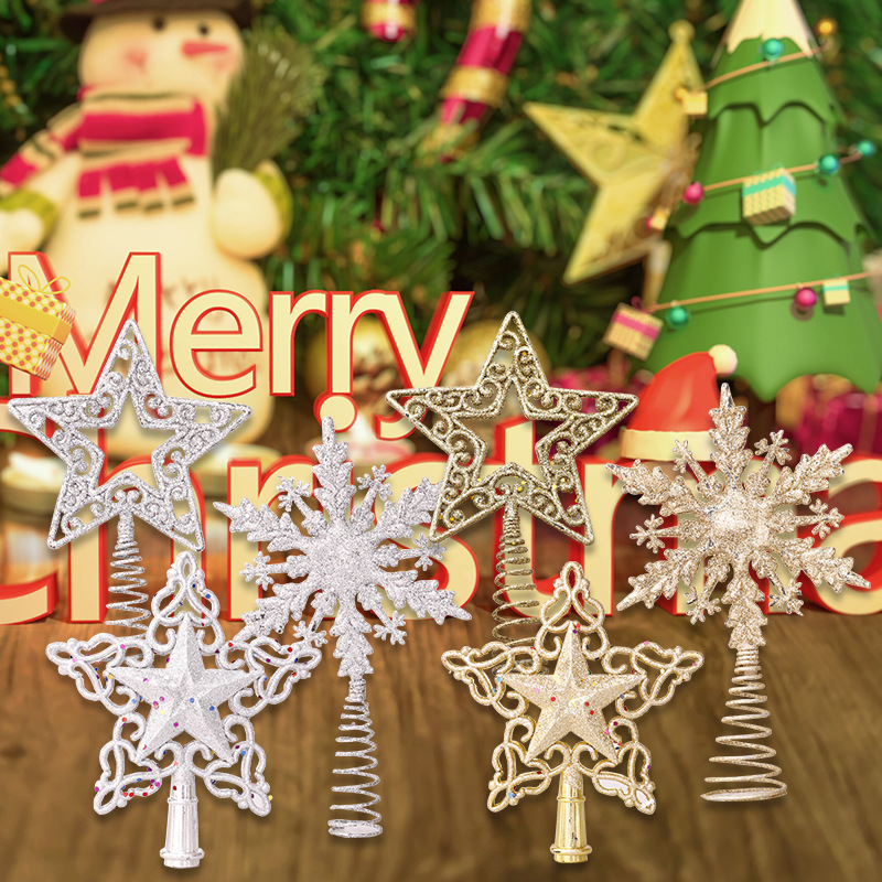Christmas Tree Toppers Glitter - Star Tree Topper avaliação e preço