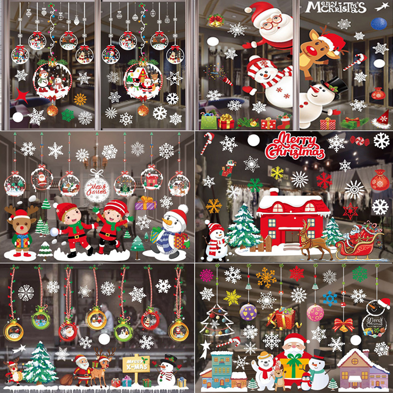Merry Christmas Decoration Win - Snowflake Window Decal avaliação e preço