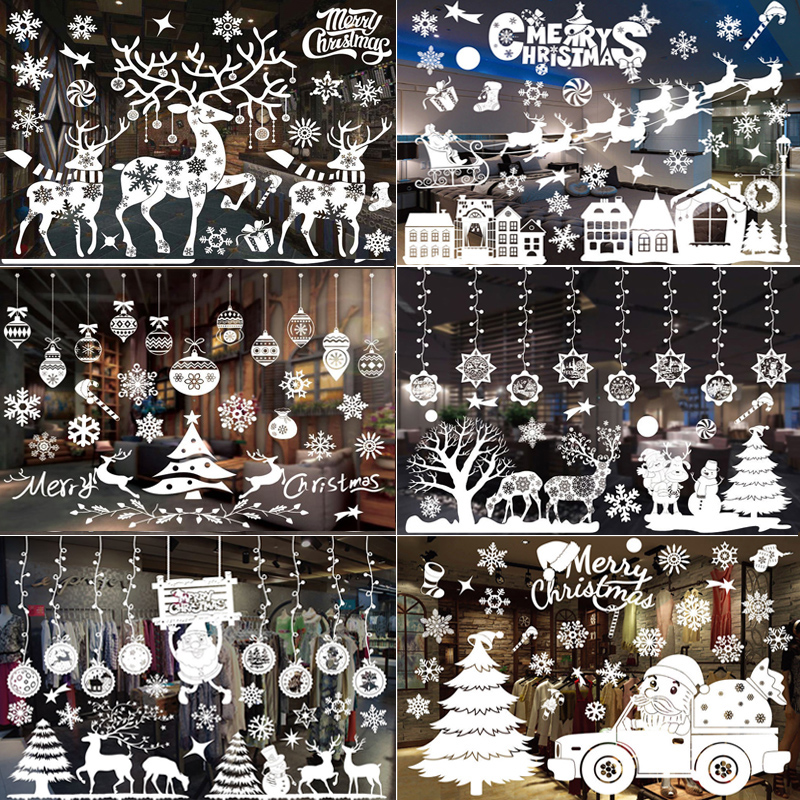 Merry Christmas Decoration Win - Snowflake Window Decal avaliação e preço