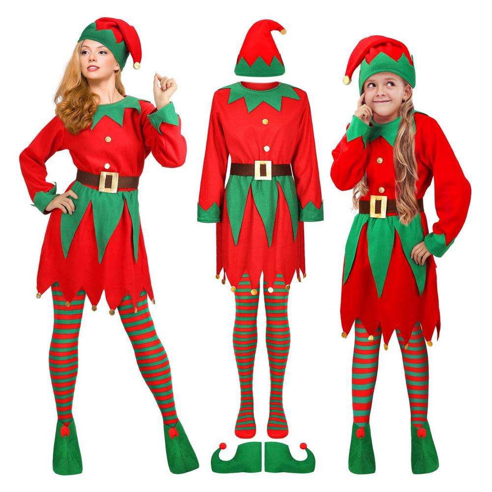 1 Set Christmas Elf Costume Ki - Elf Costume Christmas avaliação e preço