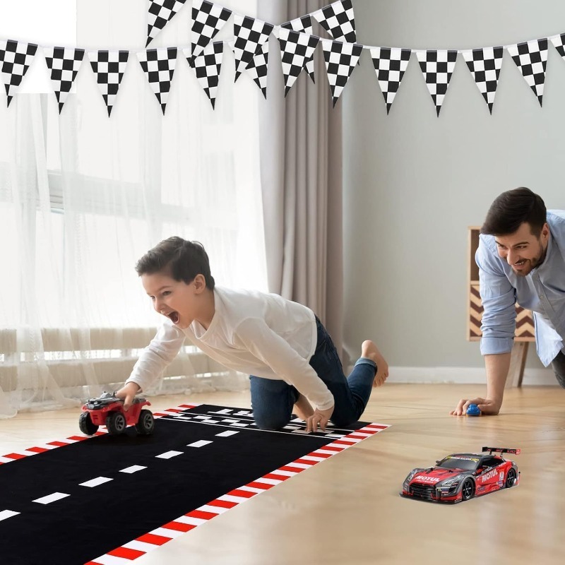 Race Car Racetrack Table Runne - Christmas Table Runner avaliação e preço