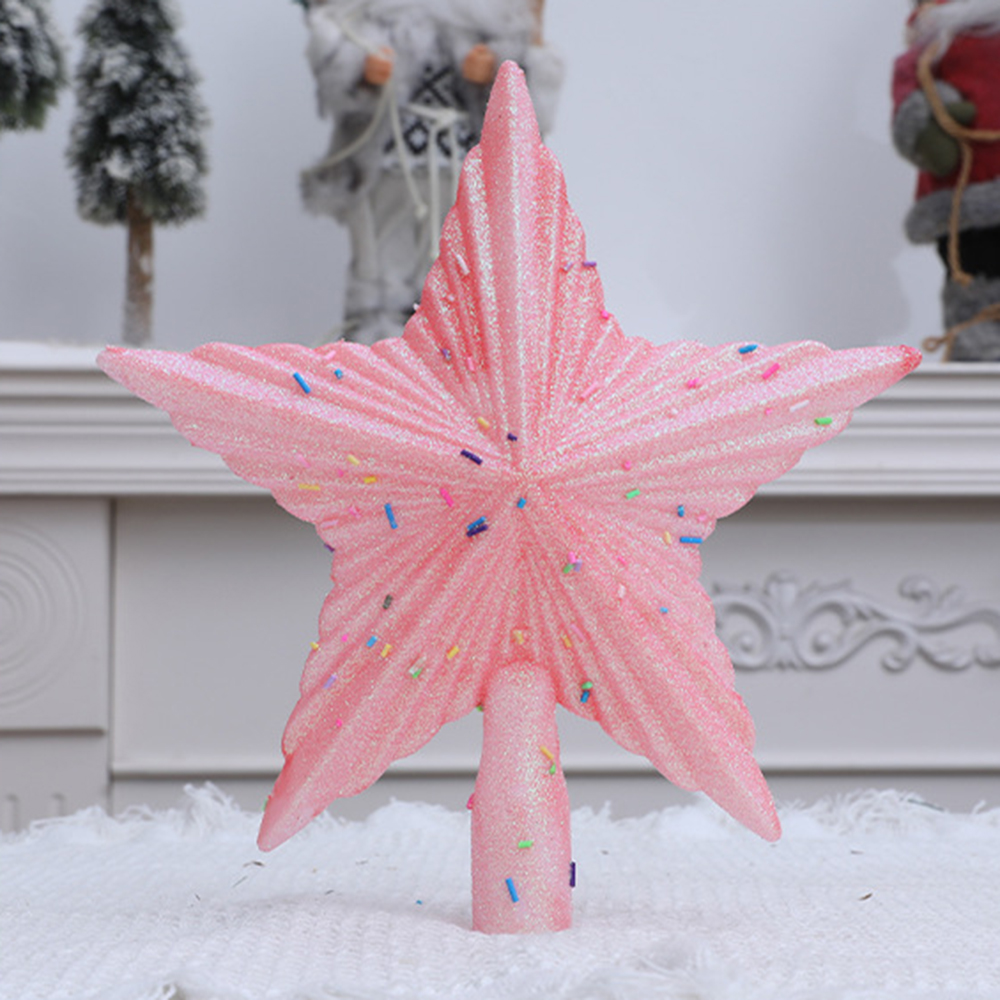 Christmas Pink Pentagon Top St - Star Tree Topper avaliação e preço