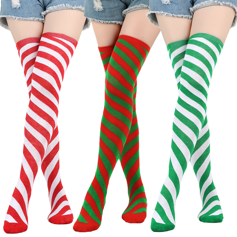 Christmas Stockings Over Knee  - Christmas Stocking Hanging avaliação e preço