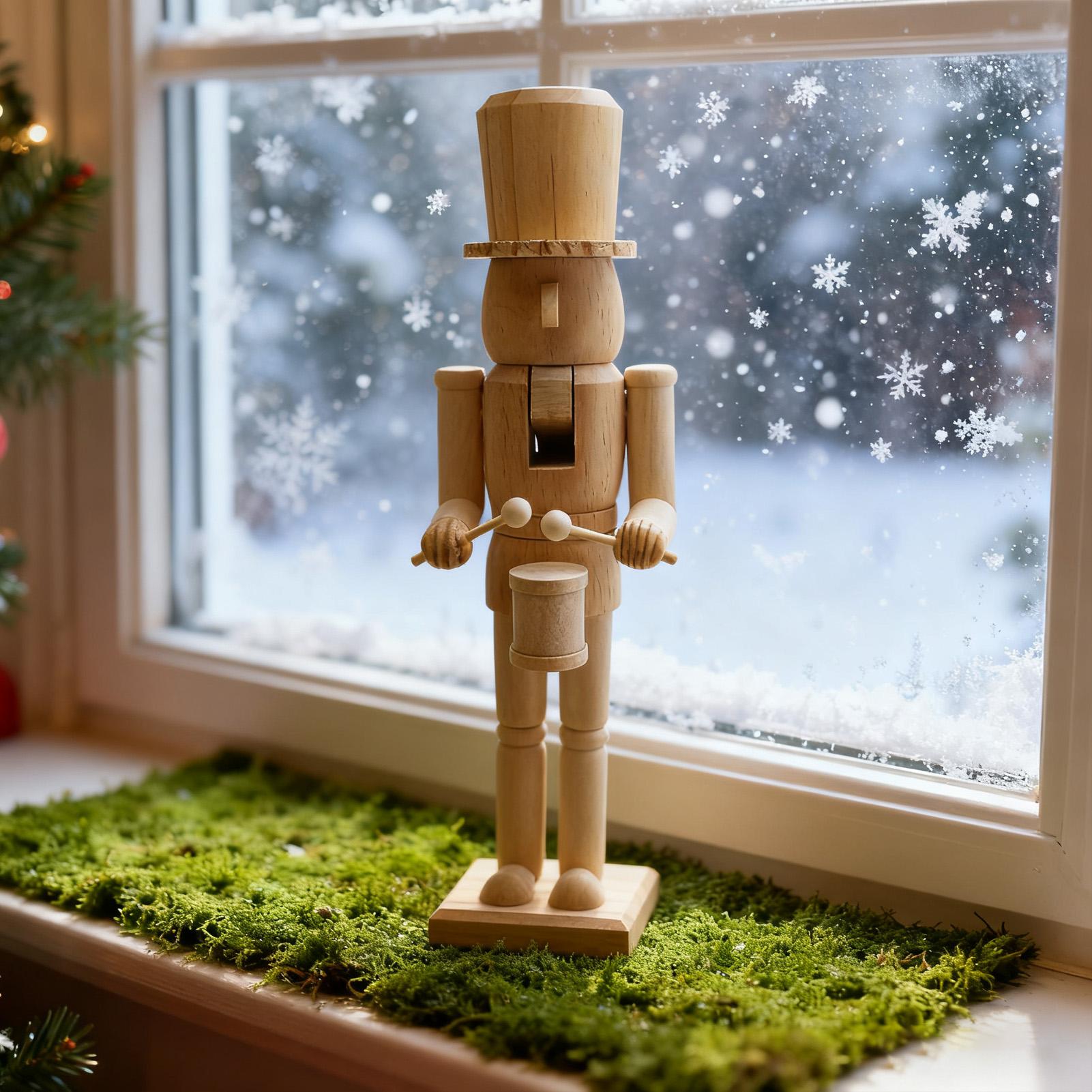 Nutcracker Decor 38cm Wooden F - Nutcracker Figurine avaliação e preço