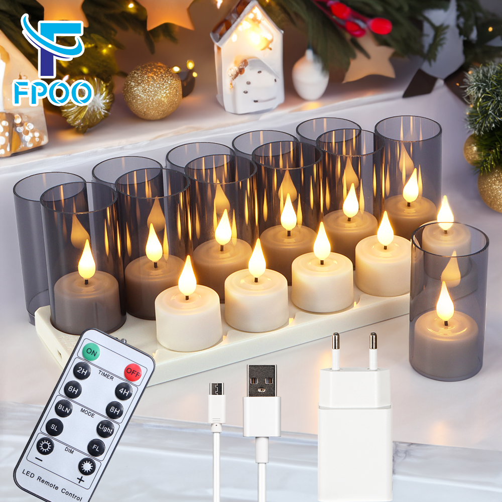 LED Candle Light Rechargeable  - Holiday Candle Set avaliação e preço