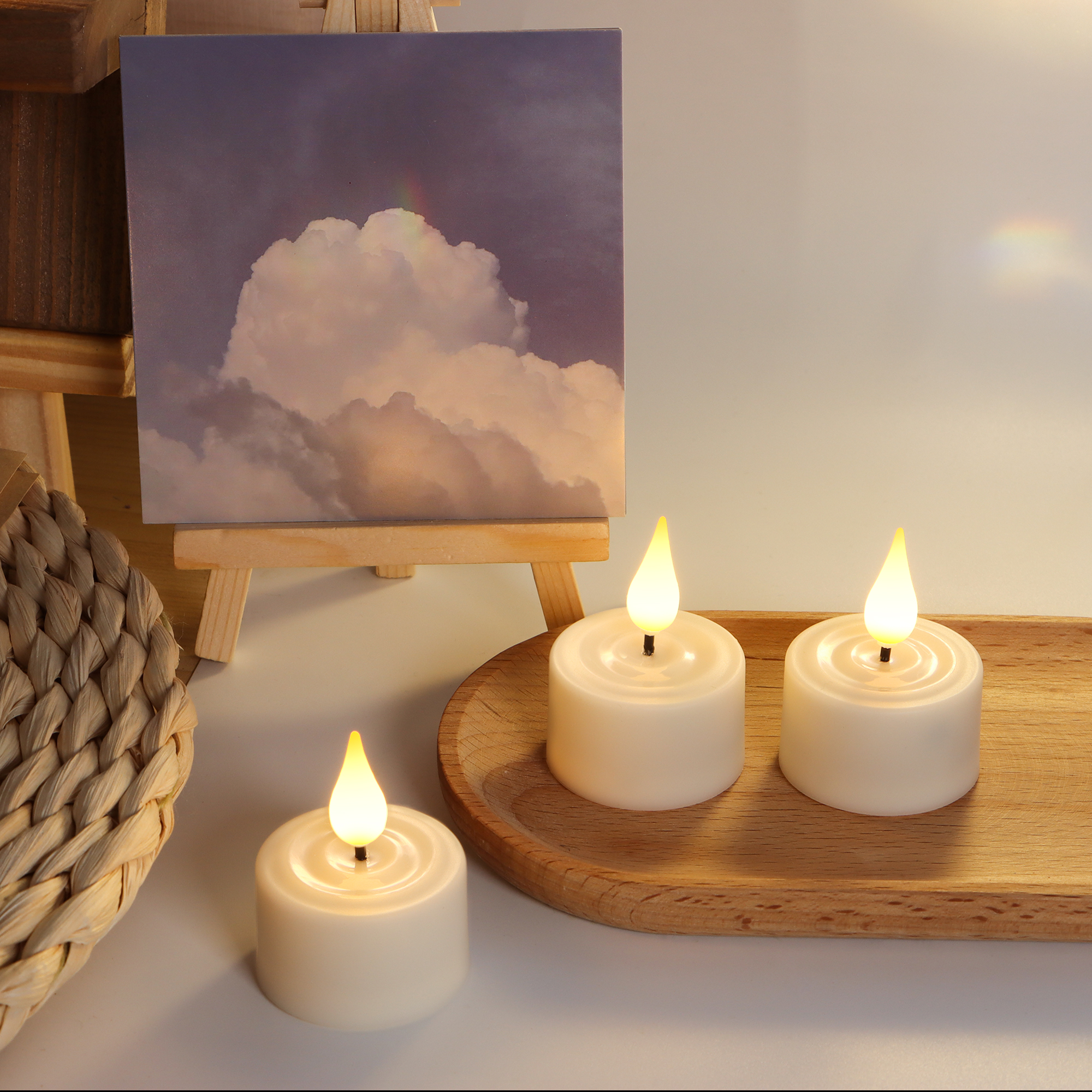 LED Candle Light Rechargeable  - Holiday Candle Set avaliação e preço