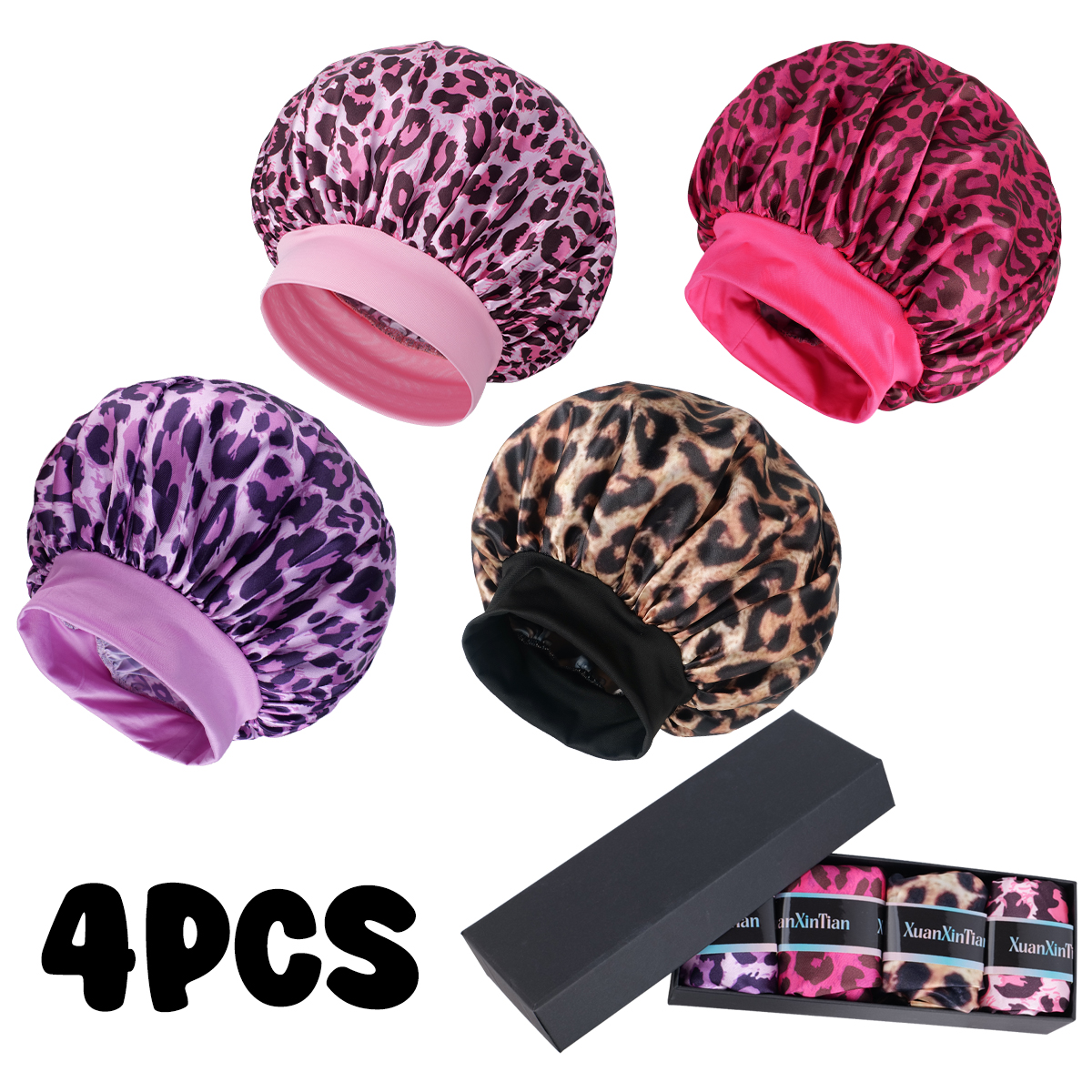 4PCS Mystery Hair Bonnet Gift  - Gift Box Wrap Set avaliação e preço