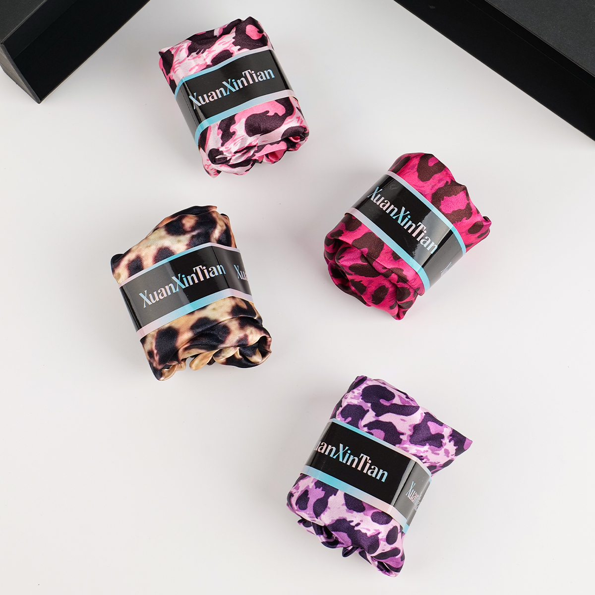 4PCS Mystery Hair Bonnet Gift  - Gift Box Wrap Set avaliação e preço