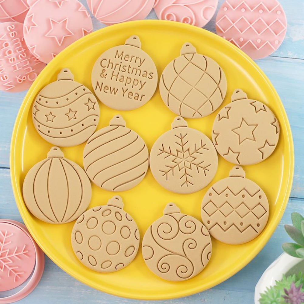 11Pcs Christmas Ornament Cooki - Ornament Ball Set avaliação e preço