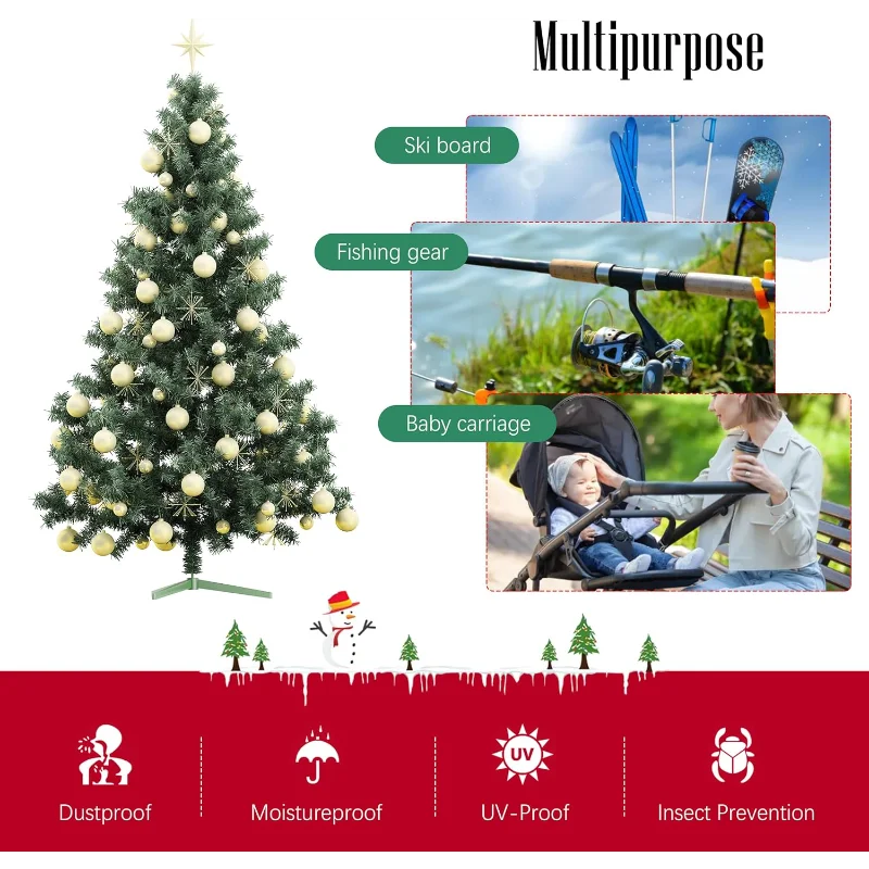 7.5 ft Christmas Tree Storage  - Christmas Tree Artificial avaliação e preço