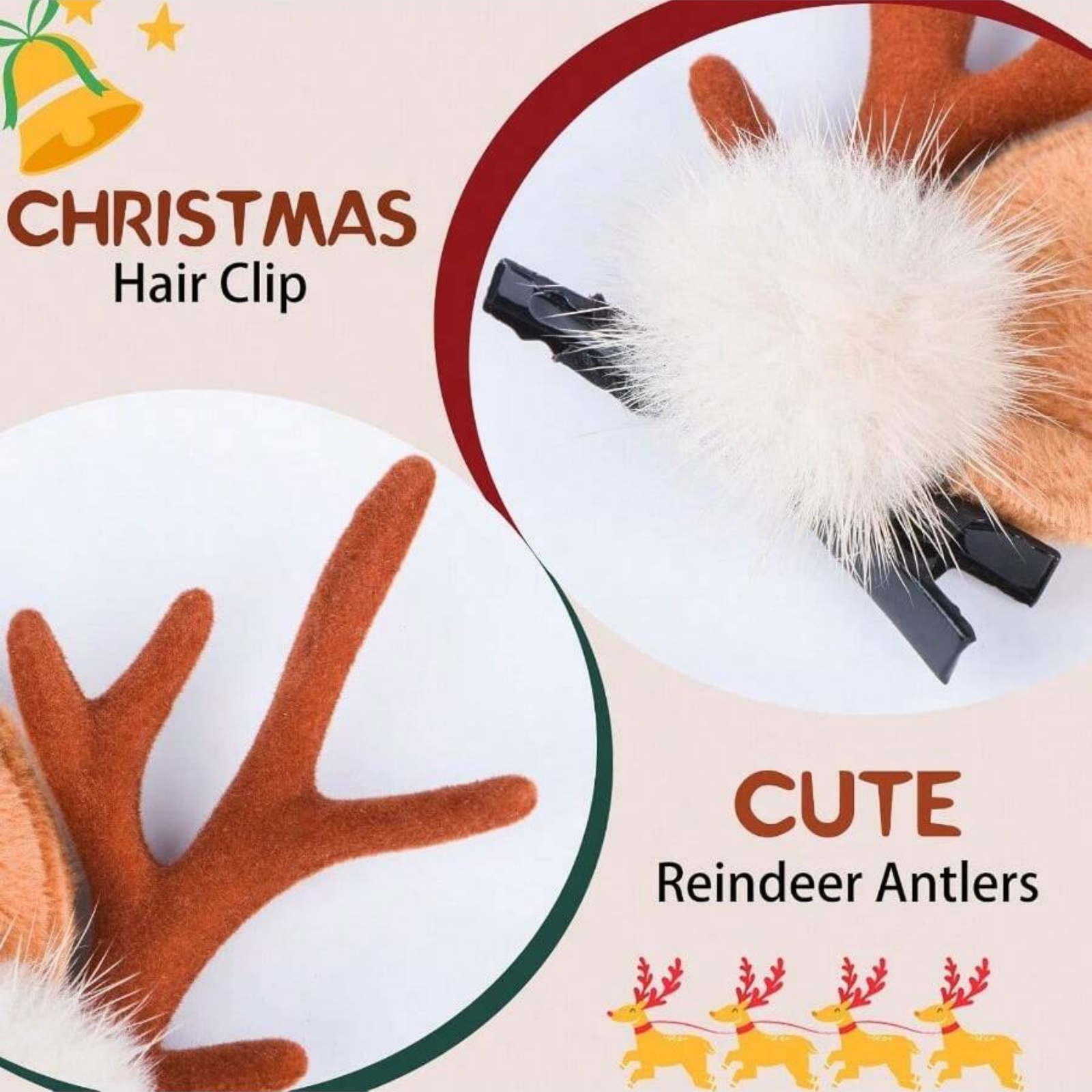 2pcs Christmas Reindeer Antler - Reindeer Antlers Headband avaliação e preço
