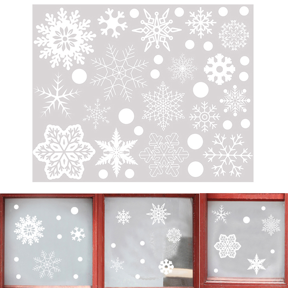 37PCS Gift Xmas Festival Suppl - Snowflake Window Decal avaliação e preço