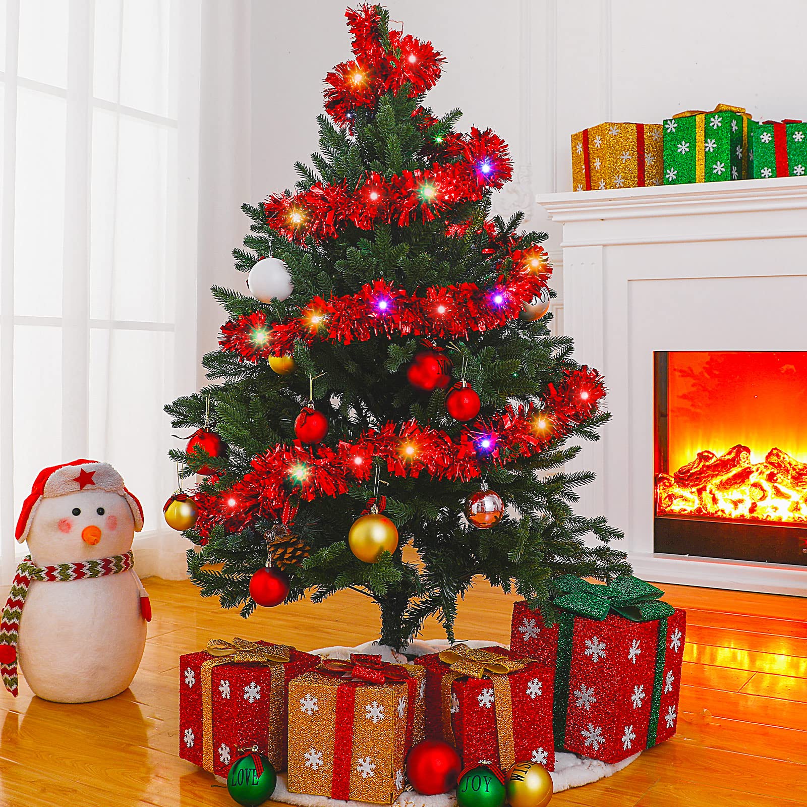 1/3pcs 5M Christmas Tinsel Gar - Tinsel Garland Decoration avaliação e preço