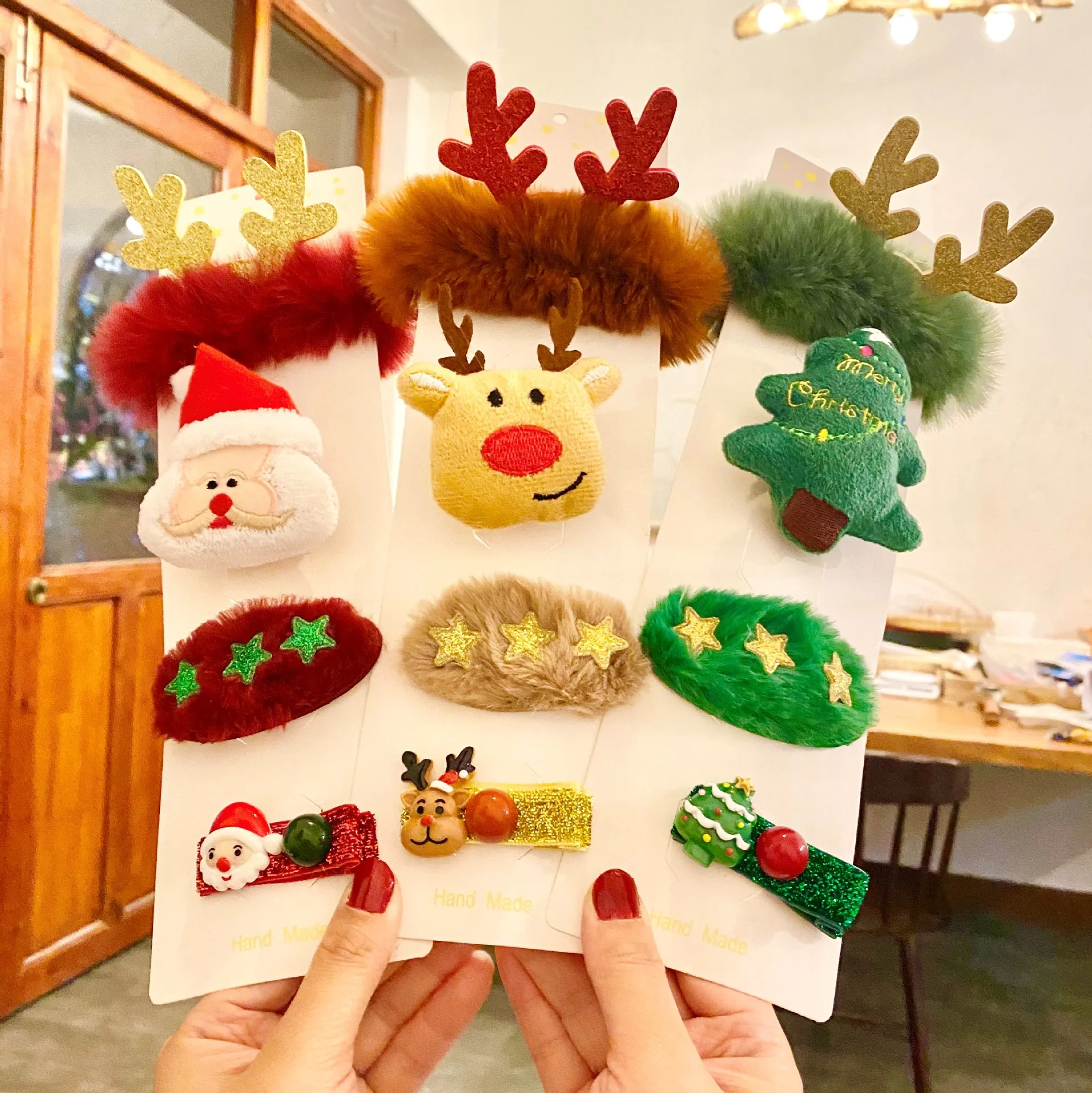 Christmas Headband Reindeer An - Reindeer Antlers Headband avaliação e preço