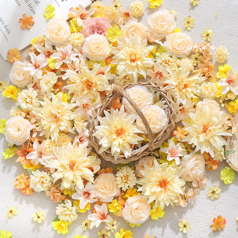 20/50Pcs Mix Yellow Artificial - Christmas Wreath Fake avaliação e preço