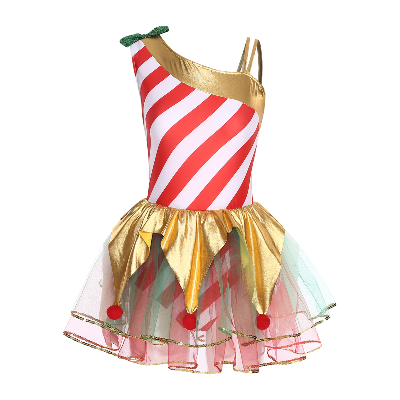 Women Christmas Candy Cane Dre - Elf Costume Christmas avaliação e preço