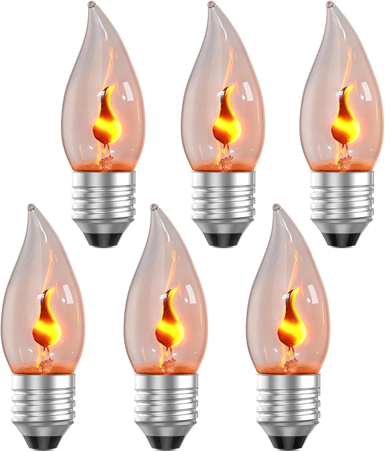 E26 Flame Light Bulbs, Flicker - Christmas Lights Outdoor avaliação e preço