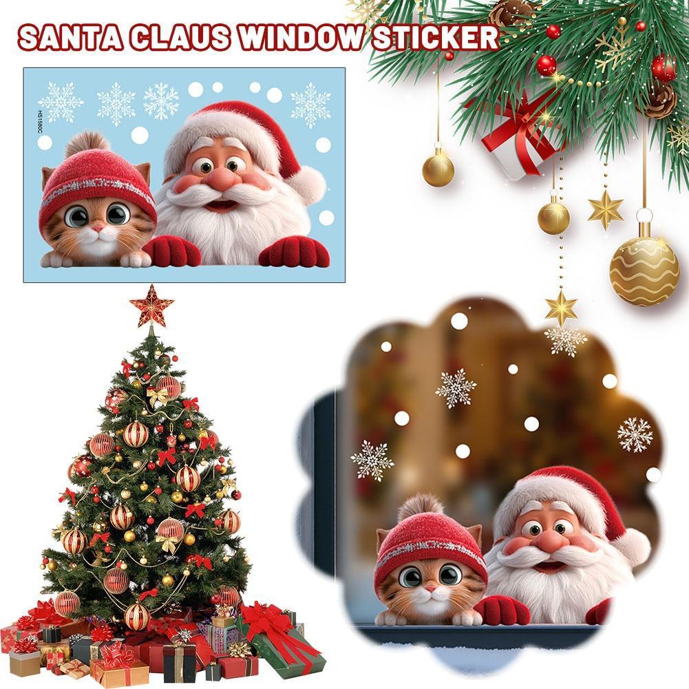 2pcs Christmas Window Clings S - Snowflake Window Decal avaliação e preço