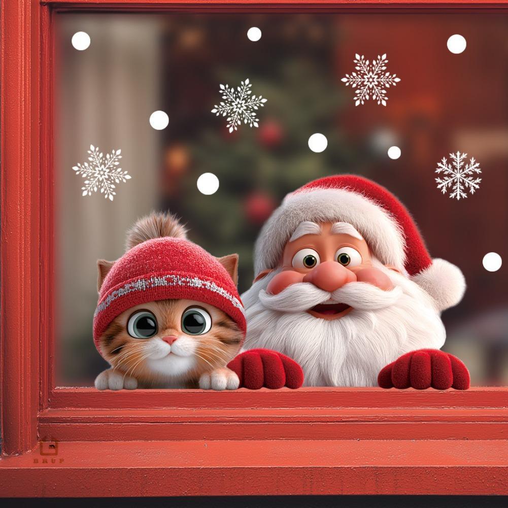 2pcs Christmas Window Clings S - Snowflake Window Decal avaliação e preço