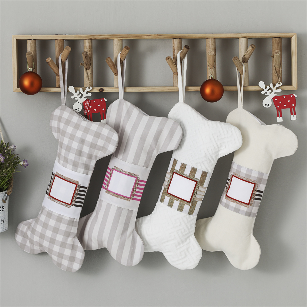Plaid Pet Christmas Stocking F - Christmas Stocking Hanging avaliação e preço