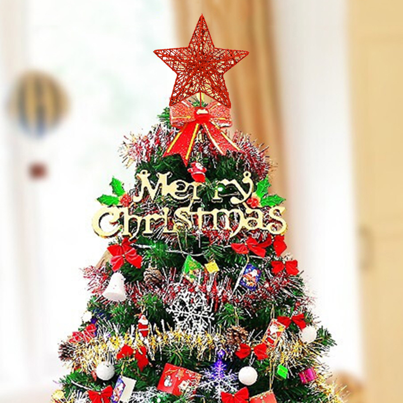 1pc Gold/Silver/Red/Blue Glitt - Star Tree Topper avaliação e preço