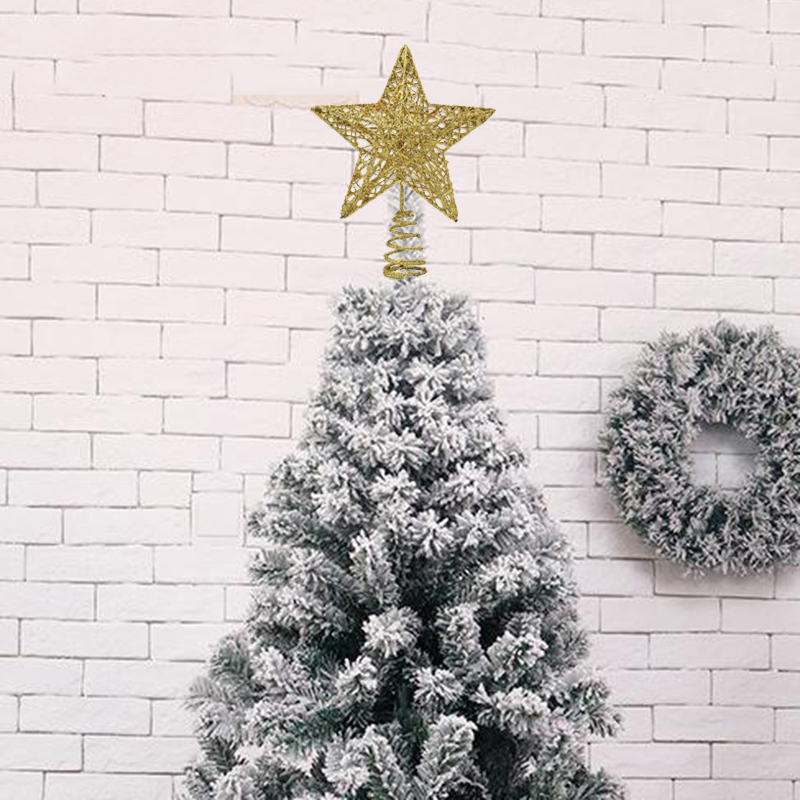 1pc Gold/Silver/Red/Blue Glitt - Star Tree Topper avaliação e preço