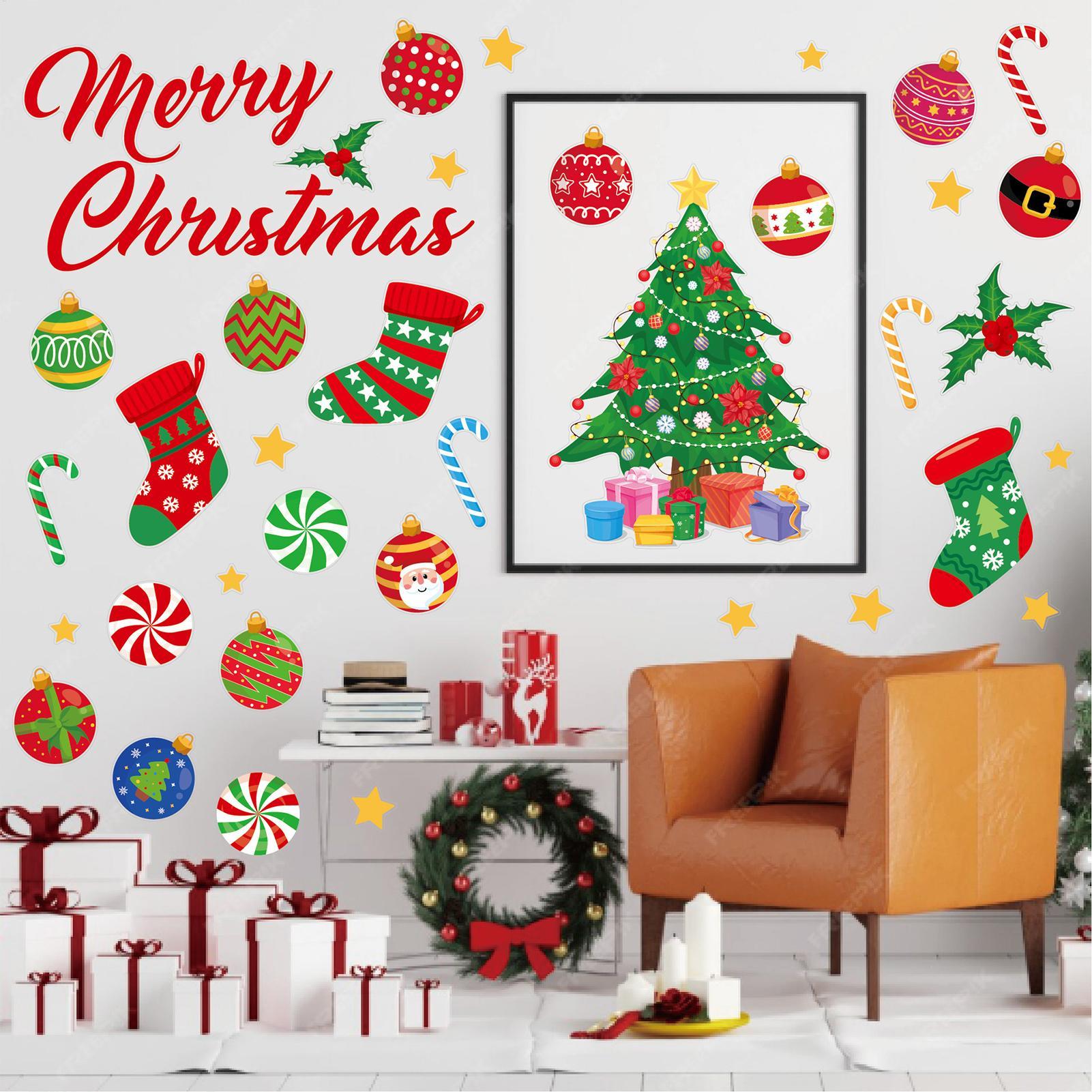 3 Pieces Christmas wall sticke - Snowflake Window Decal avaliação e preço