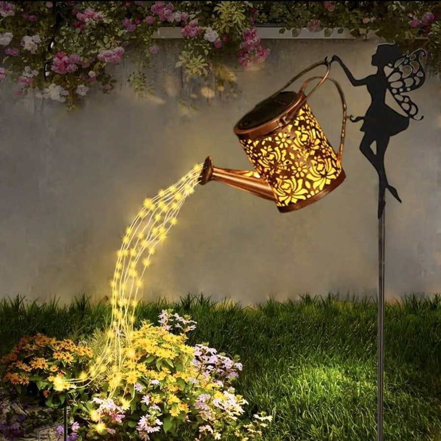 1 PC Solar Outdoor Fairy Water - Christmas Lights Outdoor avaliação e preço