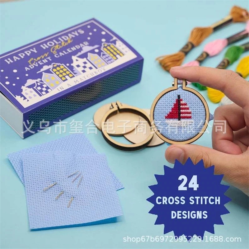 24 Days Countdown Cross Stitch - Advent Calendar Gift avaliação e preço