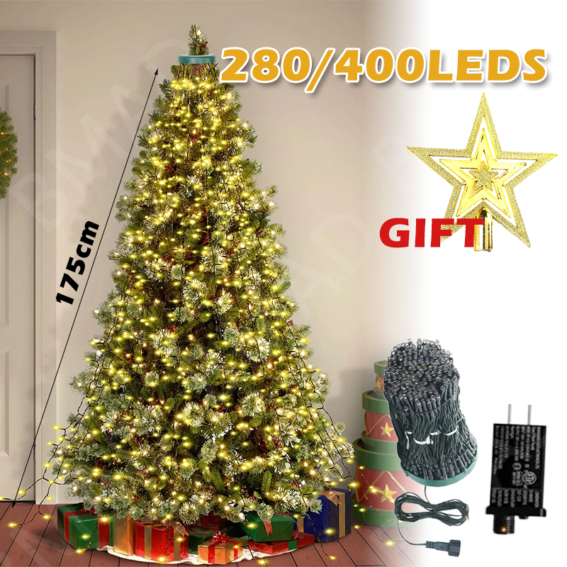 Christmas Tree Waterfall Light - Led Fairy String Lights avaliação e preço
