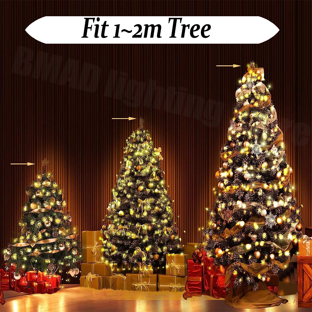 Christmas Tree Waterfall Light - Led Fairy String Lights avaliação e preço