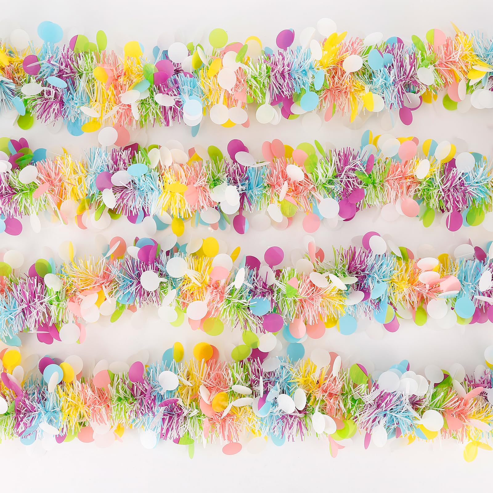 4pc Easter Tinsel Garlands Col - Tinsel Garland Decoration avaliação e preço