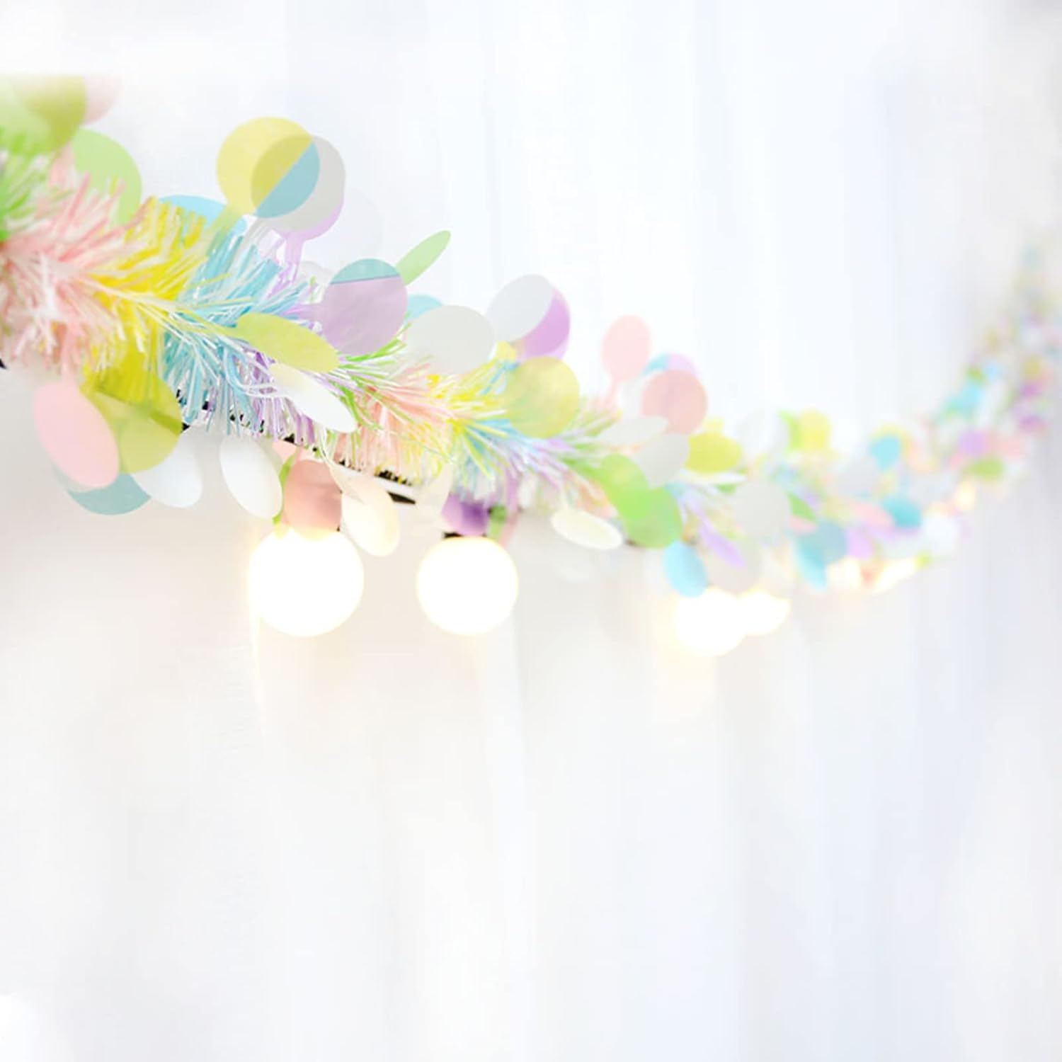 4pc Easter Tinsel Garlands Col - Tinsel Garland Decoration avaliação e preço