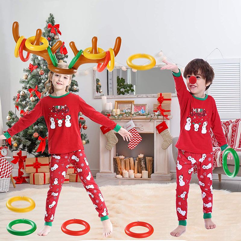 1/3/5set Christmas Game Inflat - Reindeer Antlers Headband avaliação e preço