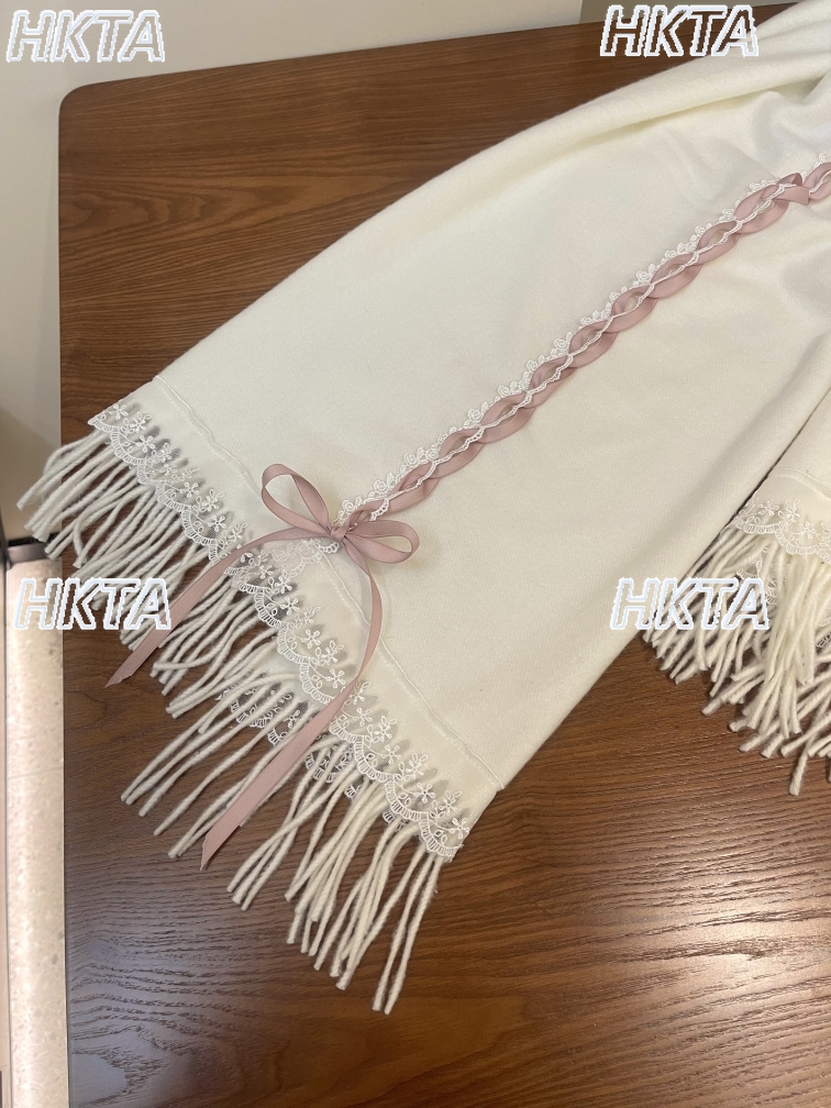 Cute Retro Ribbon Scarves Wome - Ribbon Bow Gift avaliação e preço