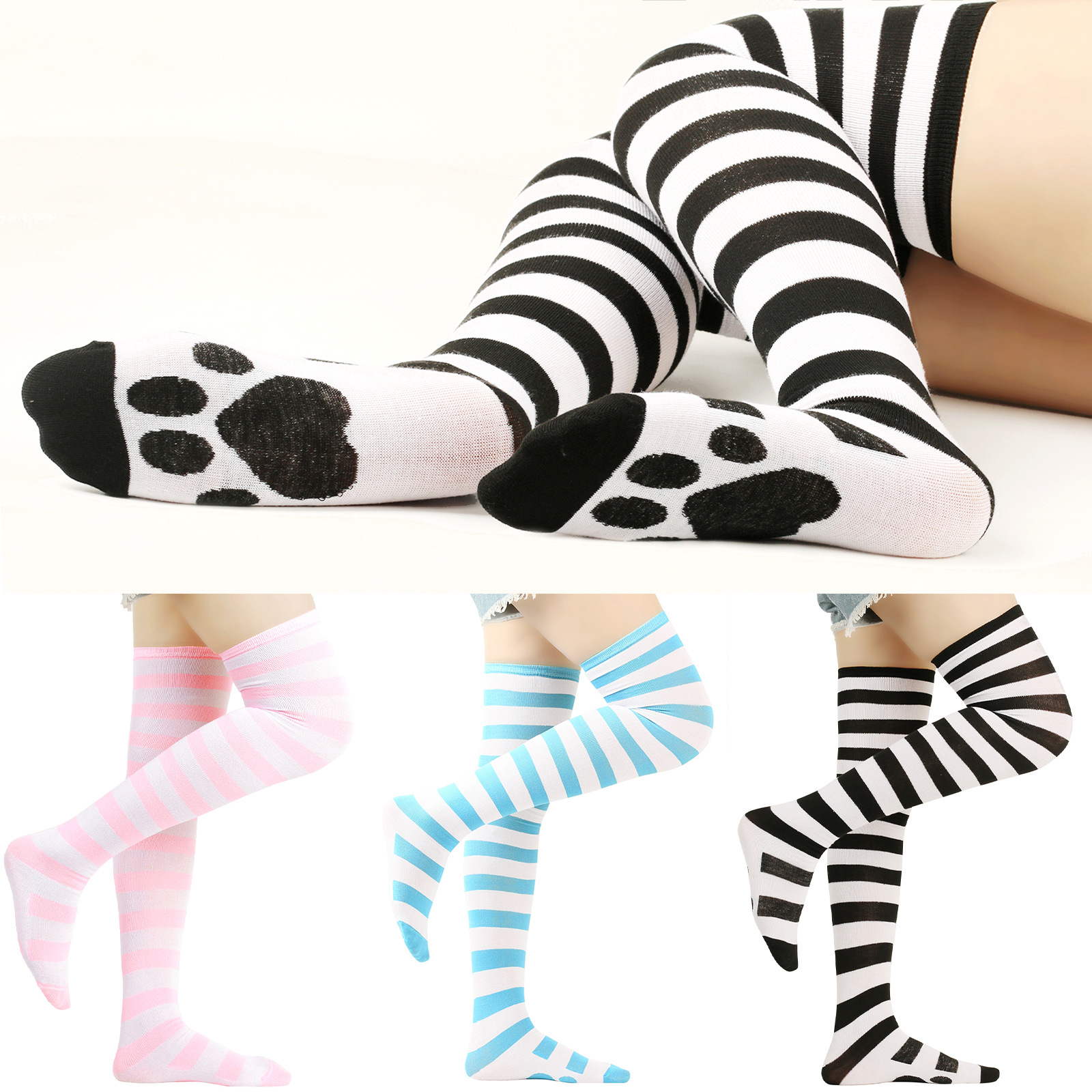 Over Above Knee Socks Womens S - Christmas Stocking Hanging avaliação e preço