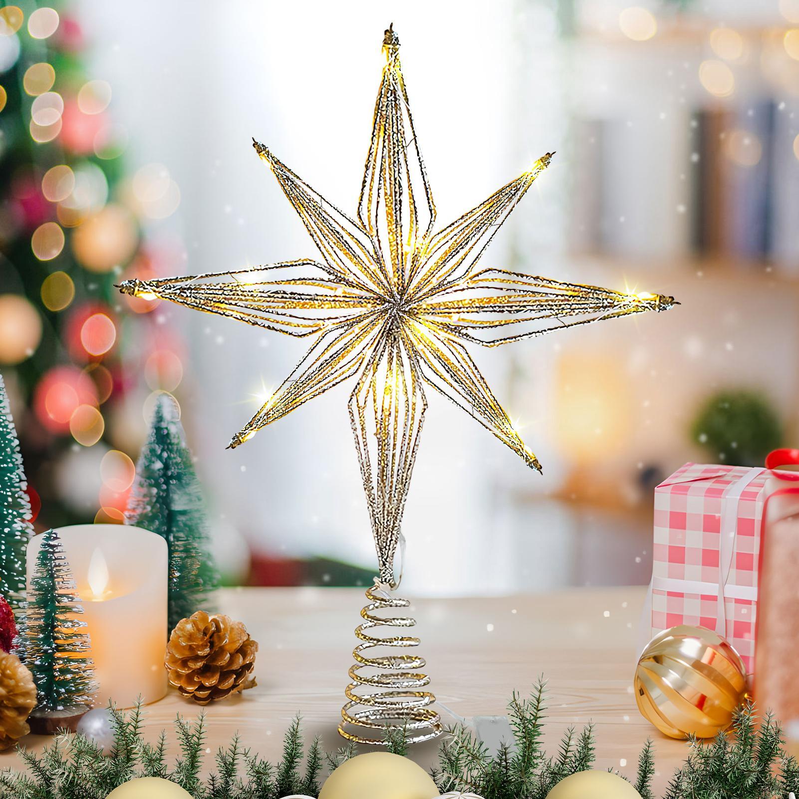 Christmas Tree Topper 3D Star  - Star Tree Topper avaliação e preço