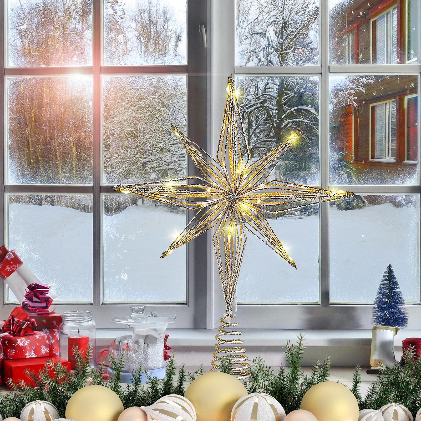 Christmas Tree Topper 3D Star  - Star Tree Topper avaliação e preço